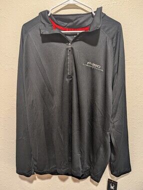 Spyder F-150 Lightning Men's 2XL Black 1/4 Zip Mock Neck Pullover Top New